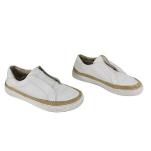 Steve Madden Womens Espadrille Sneakers sz 7 Dasher White Beige Slip On‎ Low Top